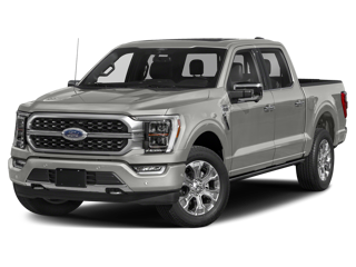 Iconic Silver Metallic 2021 Ford F-150 angled to driver sideview of truck with no background | Trucks for Sale in Morristown, NJ | Nielsen Ford of Morristown