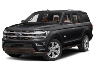 Agate Black Metallic 2023 Ford Expedition SUV angled to driver sideview | SUVs for Sale in Morristown, NJ | Nielsen Ford of Morristown