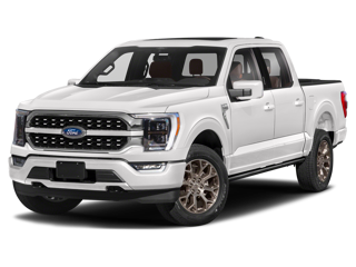 Star White Metallic Tri-Coat 2024 Ford F-150 angled to driver sideview of truck with no background | Trucks for Sale in Morristown, NJ | Nielsen Ford of Morristown