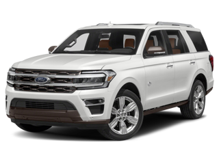 White Metallic 2022 Ford Expedition angled to driver sideview of truck with no background | Trucks for Sale in Morristown, NJ | Nielsen Ford of Morristown