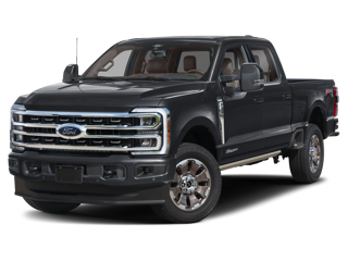 Black Metallic Tri-Coat 2023 Ford SuperDuty King Ranch front left angled view | Trucks for Sale in Morristown, NJ | Nielsen Ford of Morristown