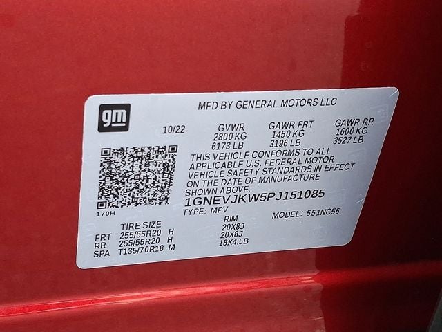 2023 Chevrolet Traverse RS