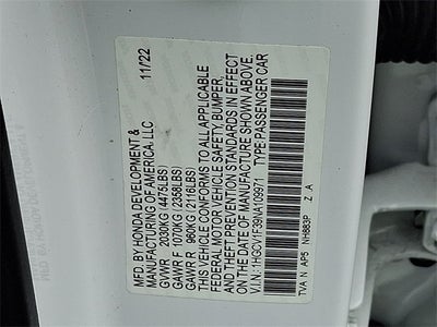 2022 Honda Accord Sport