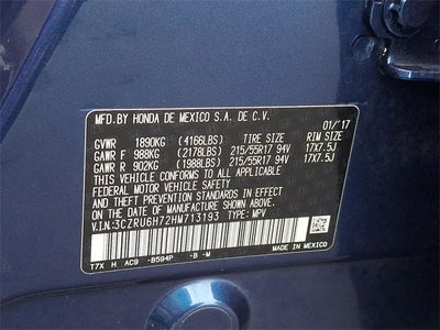 2017 Honda HR-V EX-L w/Navigation