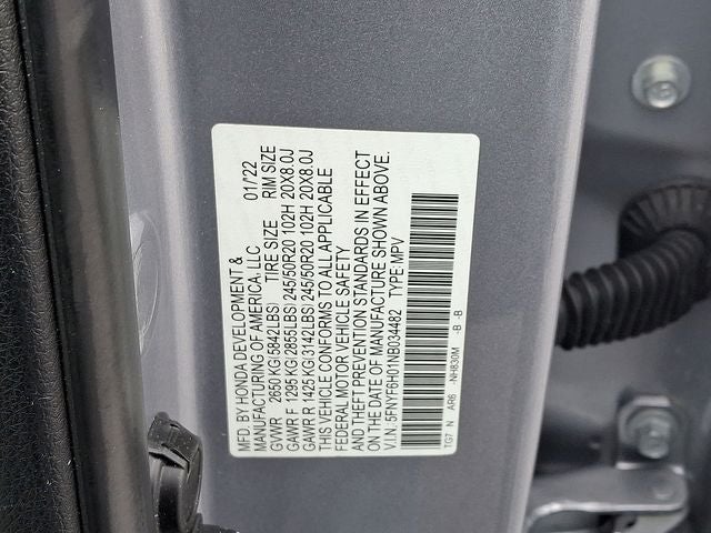 2022 Honda Pilot Elite