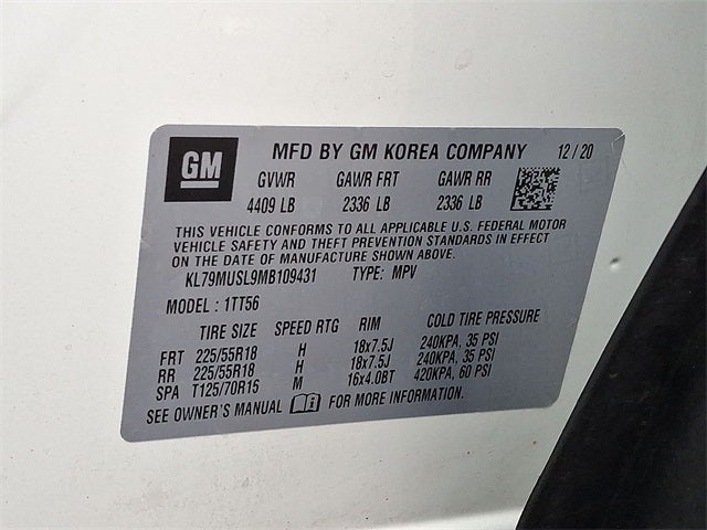 2021 Chevrolet TrailBlazer RS