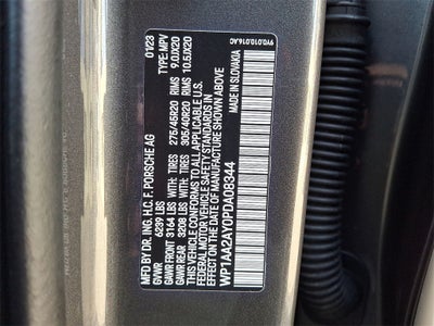 2023 Porsche Cayenne Platinum Edition