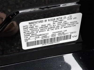 2021 INFINITI Q50 SIGNATURE EDITION AWD