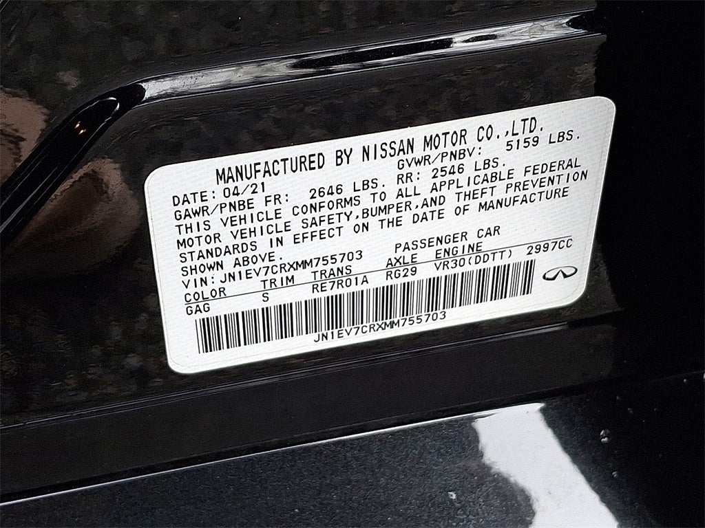 2021 INFINITI Q50 SIGNATURE EDITION AWD