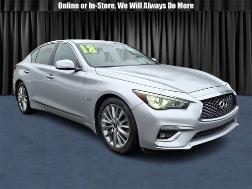 2018 INFINITI Q50 3.0t LUXE ALL WEATHER & ESSENTIAL PKG, AWD