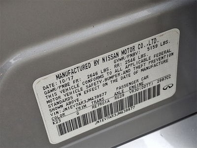 2018 INFINITI Q50 3.0t LUXE ALL WEATHER & ESSENTIAL PKG, AWD