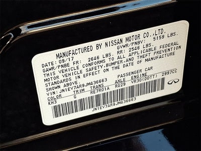 2018 INFINITI Q50 Sport ESSENTIAL & ALL WEATHER PKG AWD