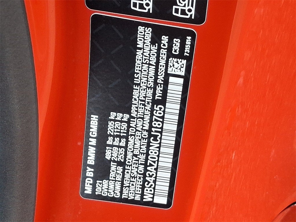 2022 BMW M4 Competition EXECUTIVE & PARKING ASSIST PKG AWD