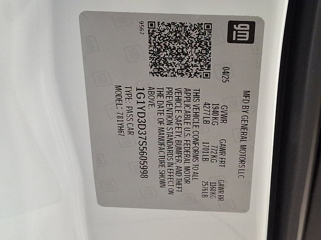 2025 Chevrolet Corvette Z06