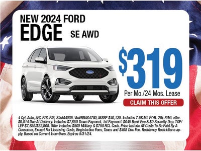 2024 Ford Edge SE AWD Lease Offer